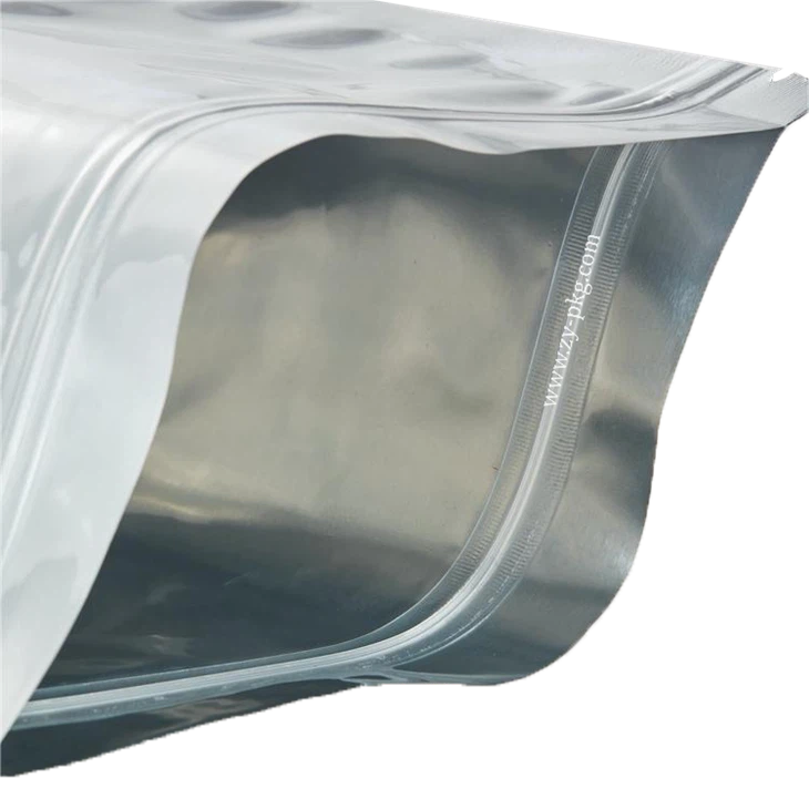 Aluminum Stand Up Zipper Pouch